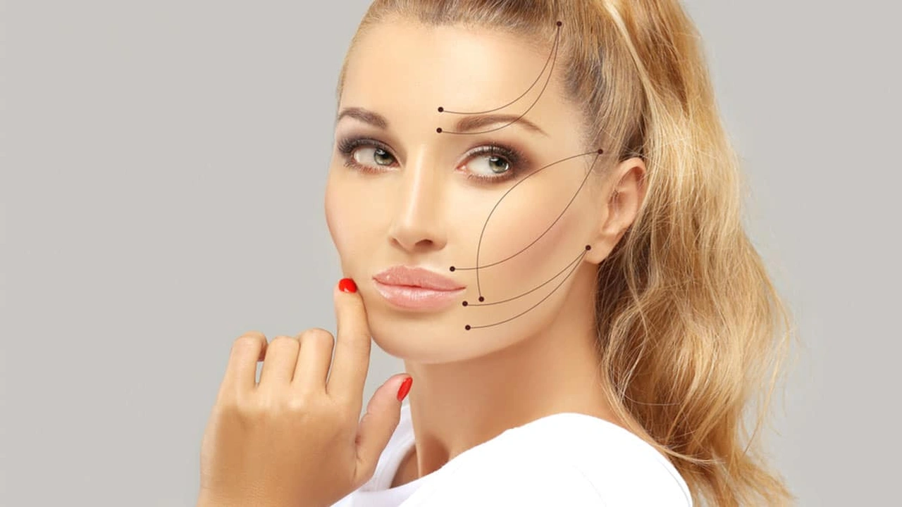 صورة متى تظهر نتيجة شد الوجه بالخيوط