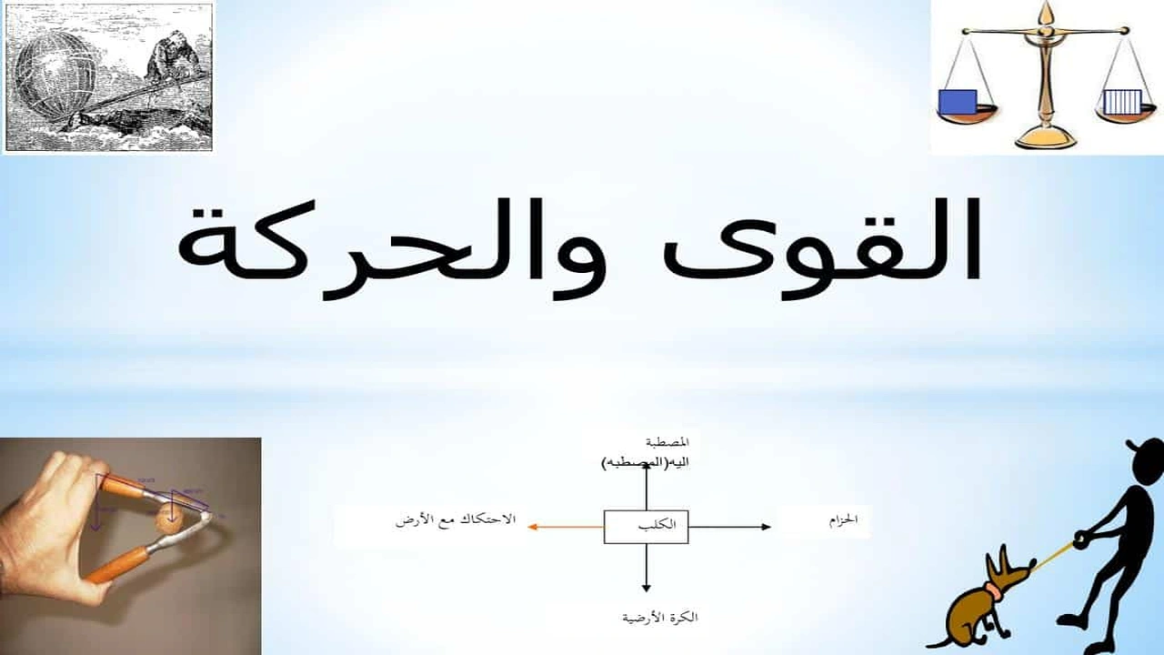 صورة ورقة عمل القوى والحركة