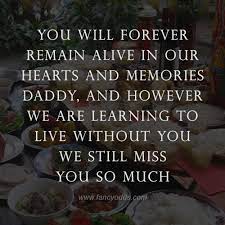 anniversary messages for dad death