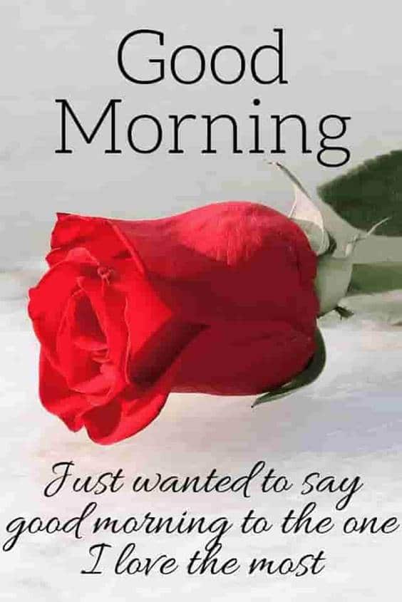 love messages for him to say good morning