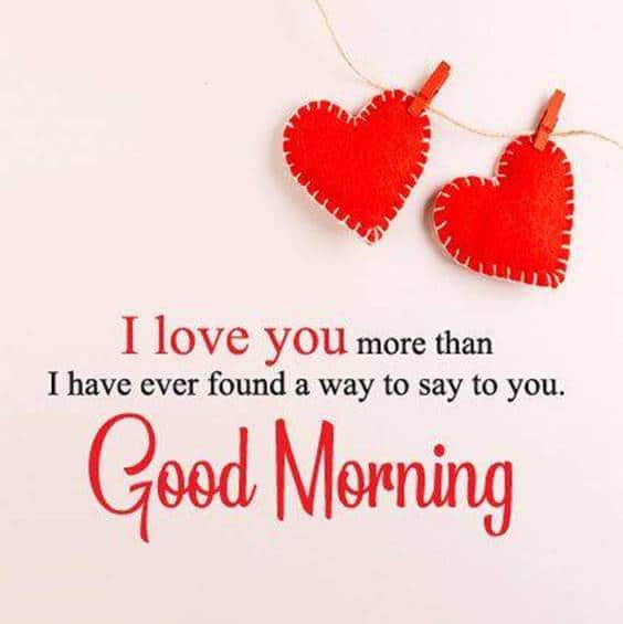 love messages for him to say good morning