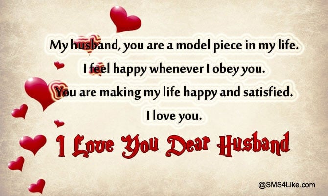 love messages for husband
