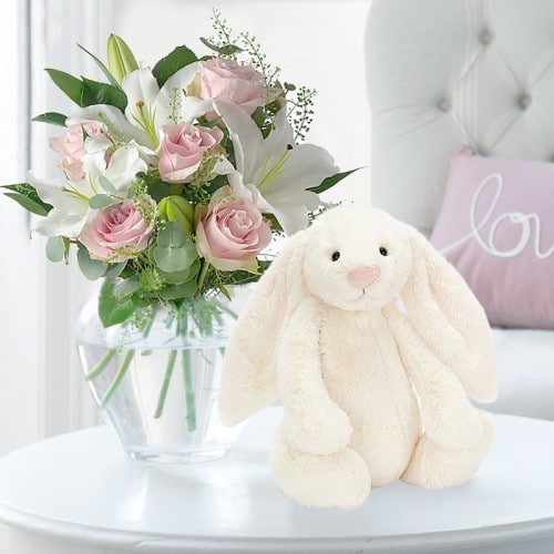 new baby messages for flowers