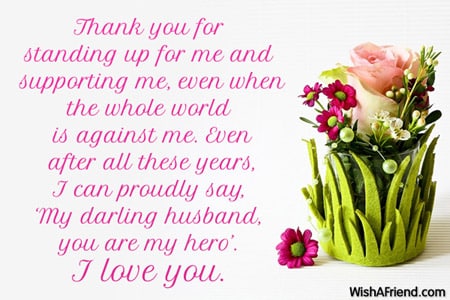 thank you quotes for husband