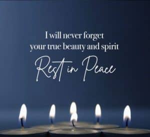 words of comfort for death