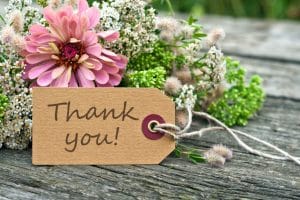 words of thanks and appreciation