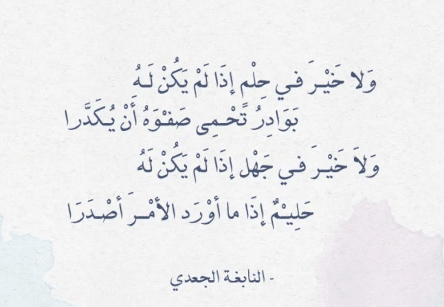 أبيات شعرية من البحر الطويل