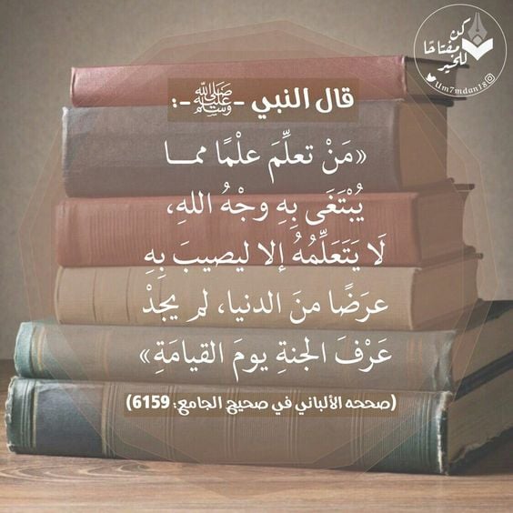 أحاديث عن طلب العلم
