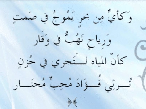 ابيات شعر للمتنبي عن الأخلاق