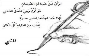 ابيات شعر للمتنبي عن الأخلاق