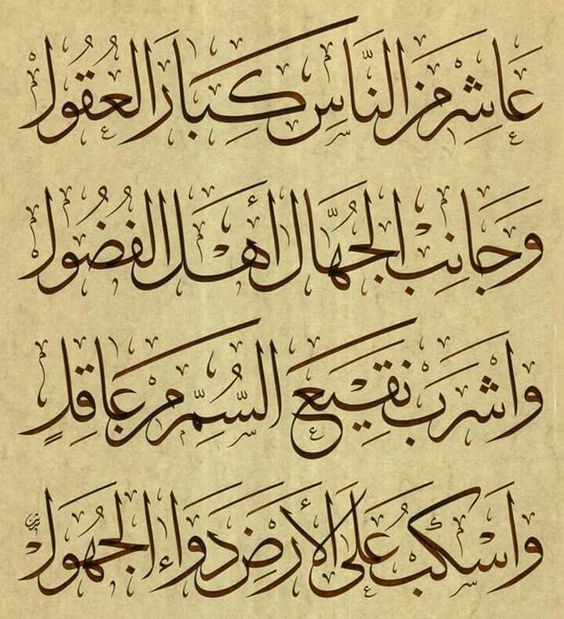 اجمل ابيات الشعر العربي في الحكمة