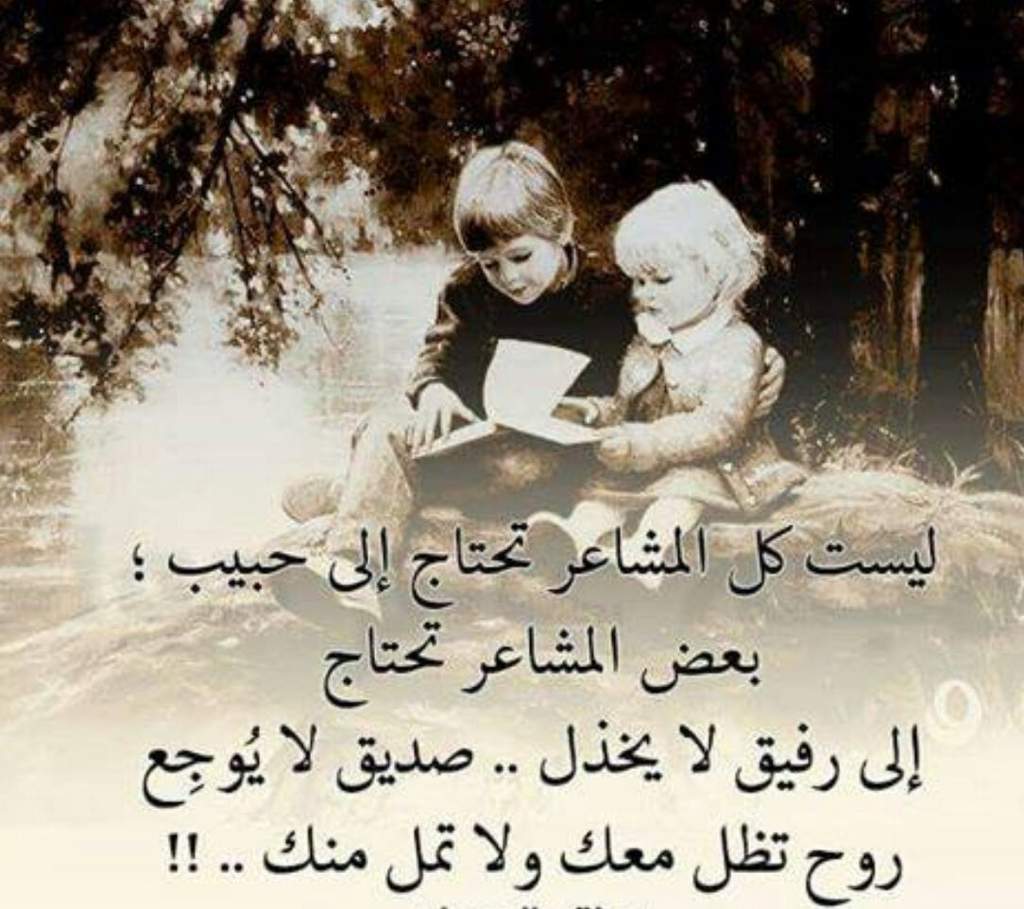 اجمل ما قيل عن الصداقة
