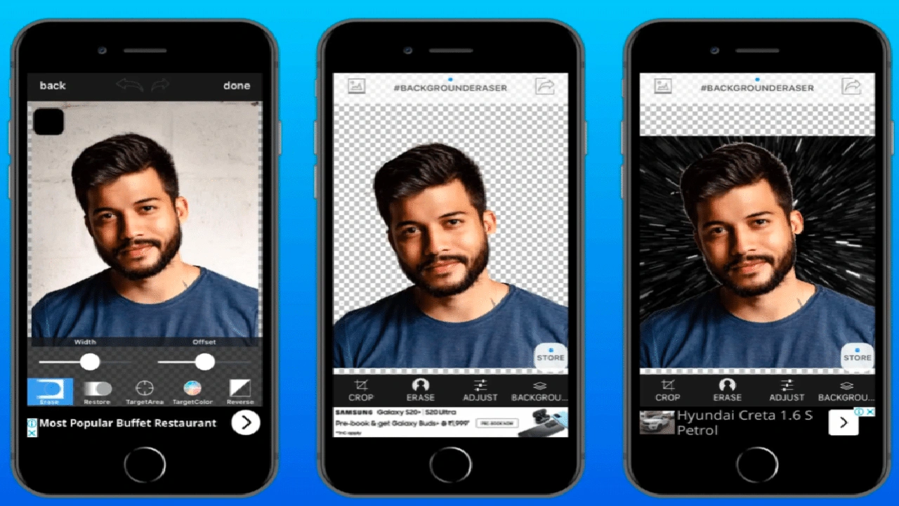 صورة ازالة خلفية الفيديو