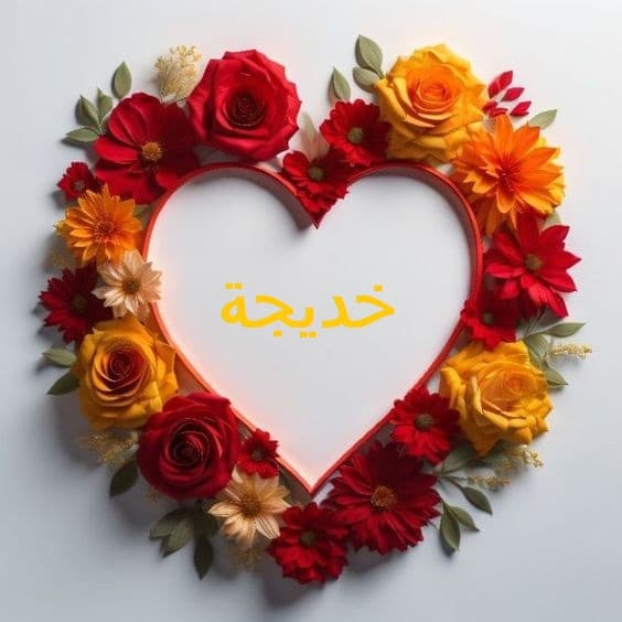 اسم خديجة في قلب
