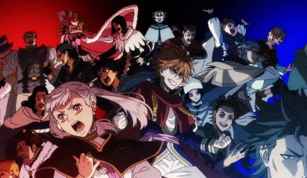 اسماء شخصيات انمي بلاك كلوفر