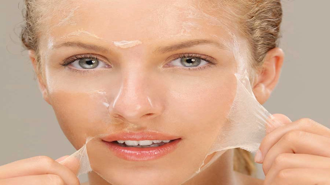 صورة التقشير الكيميائي للوجه بالمنزل