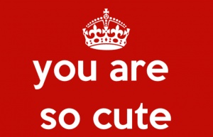 الرد على you are so cute