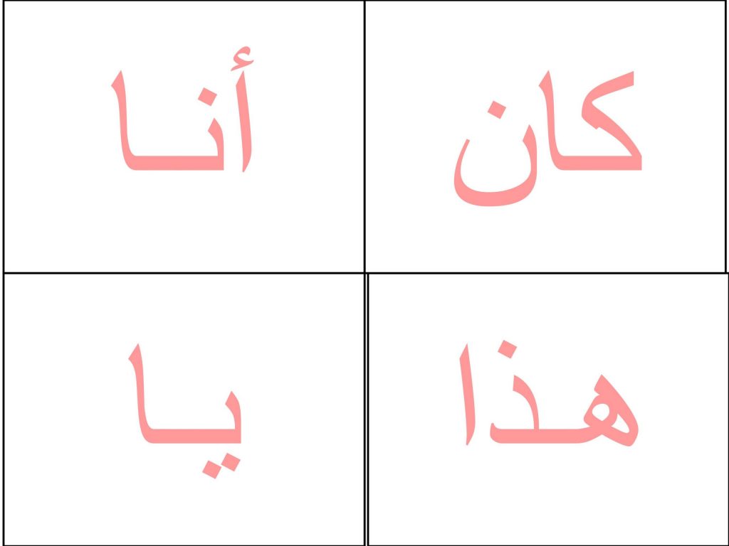 الكلمات البصرية