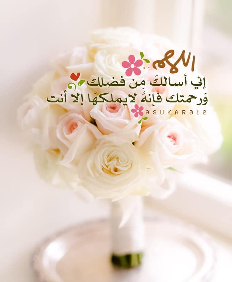 اللهم نسالك من فضلك ورحمتك فانه لايملكها الا انت