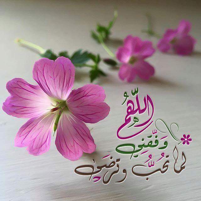اللهم وفقنا لما تحبه وترضاه