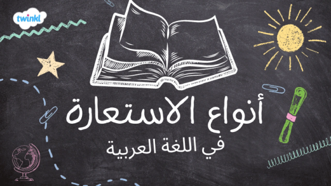 صورة انواع الاستعارة في اللغة العربية