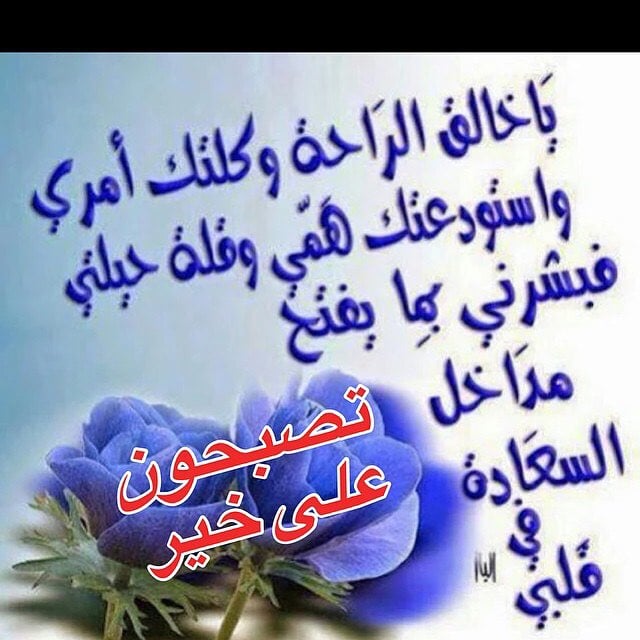 تصبحون على خير ان شاء الله