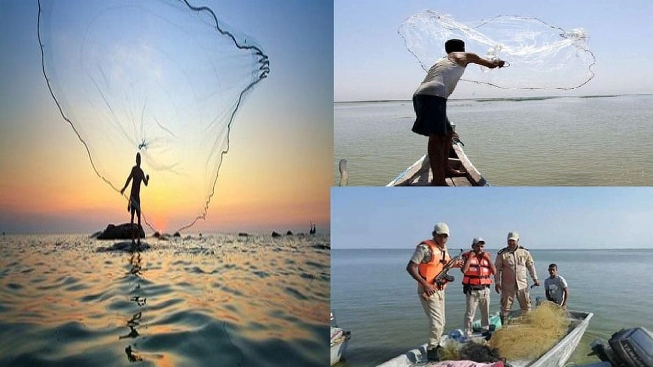 صورة تعبير عن صيد السمك للاطفال