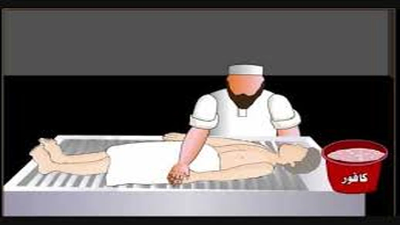 صورة تفسير حلم غسل أو تغسيل الميت في المنام