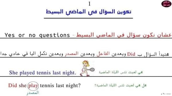 تكوين سؤال wh في المضارع البسيط