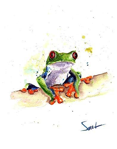 تلوين رسومات ضفدع