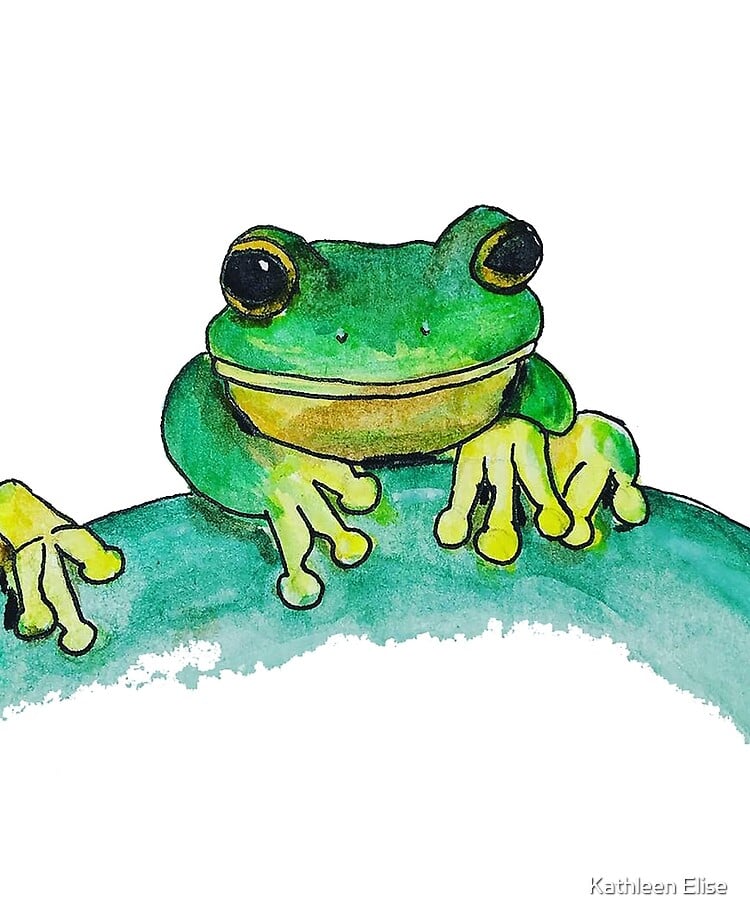 تلوين رسومات ضفدع