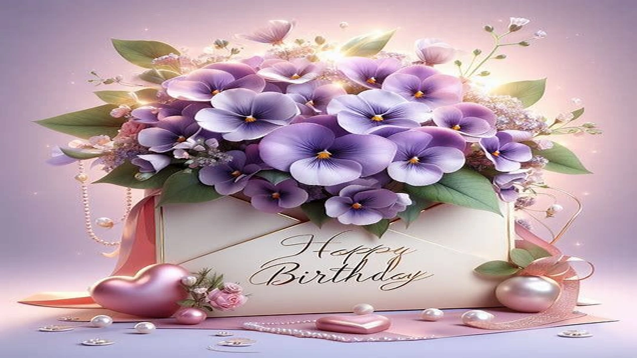 صورة تهنئة عيد ميلاد بالانجليزي للزوج