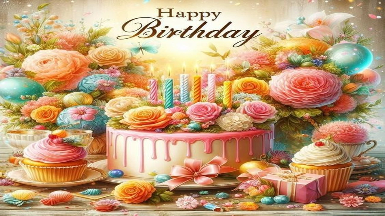 صورة تهنئة عيد ميلاد بنتي بالفرنسية