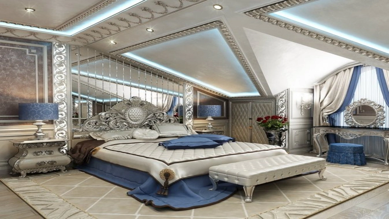 صورة جبس غرف النوم