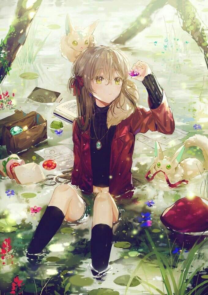 خلفيات بنات انمي