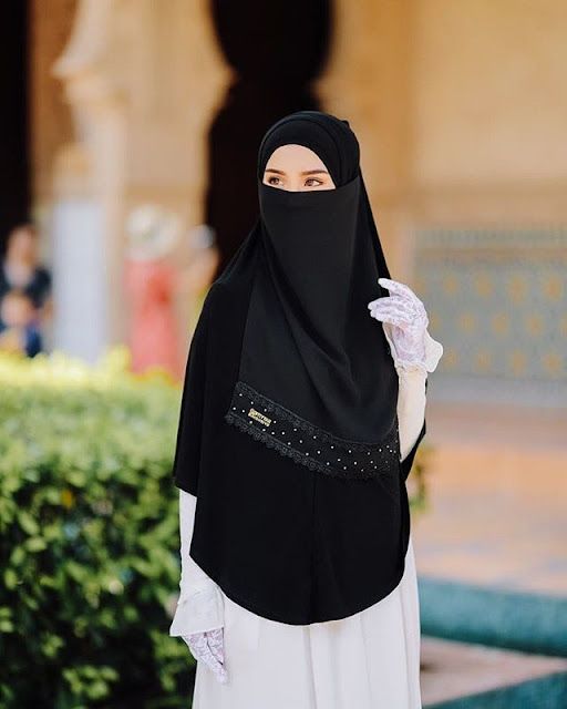 خلفيات بنات منتقبات