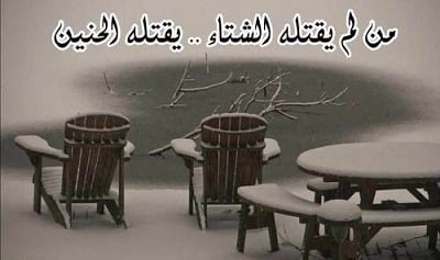 خواطر عن الشتاء والحب