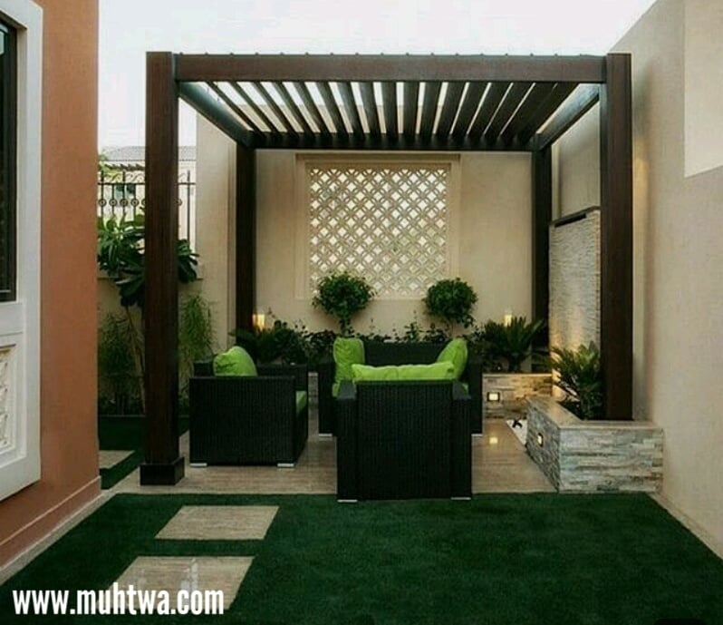 ديكورات حدائق منزلية صغيرة وبسيطة