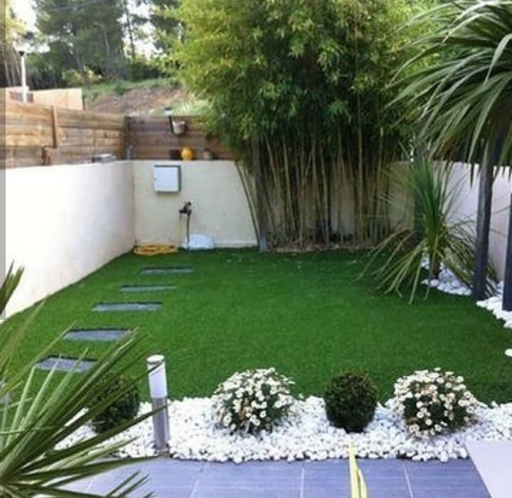 ديكورات حدائق منزلية صغيرة وبسيطة
