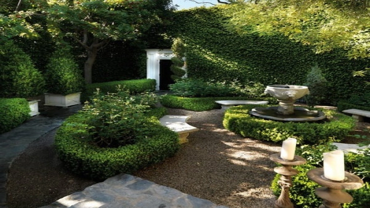 صورة ديكورات حدائق منزلية صغيرة وبسيطة