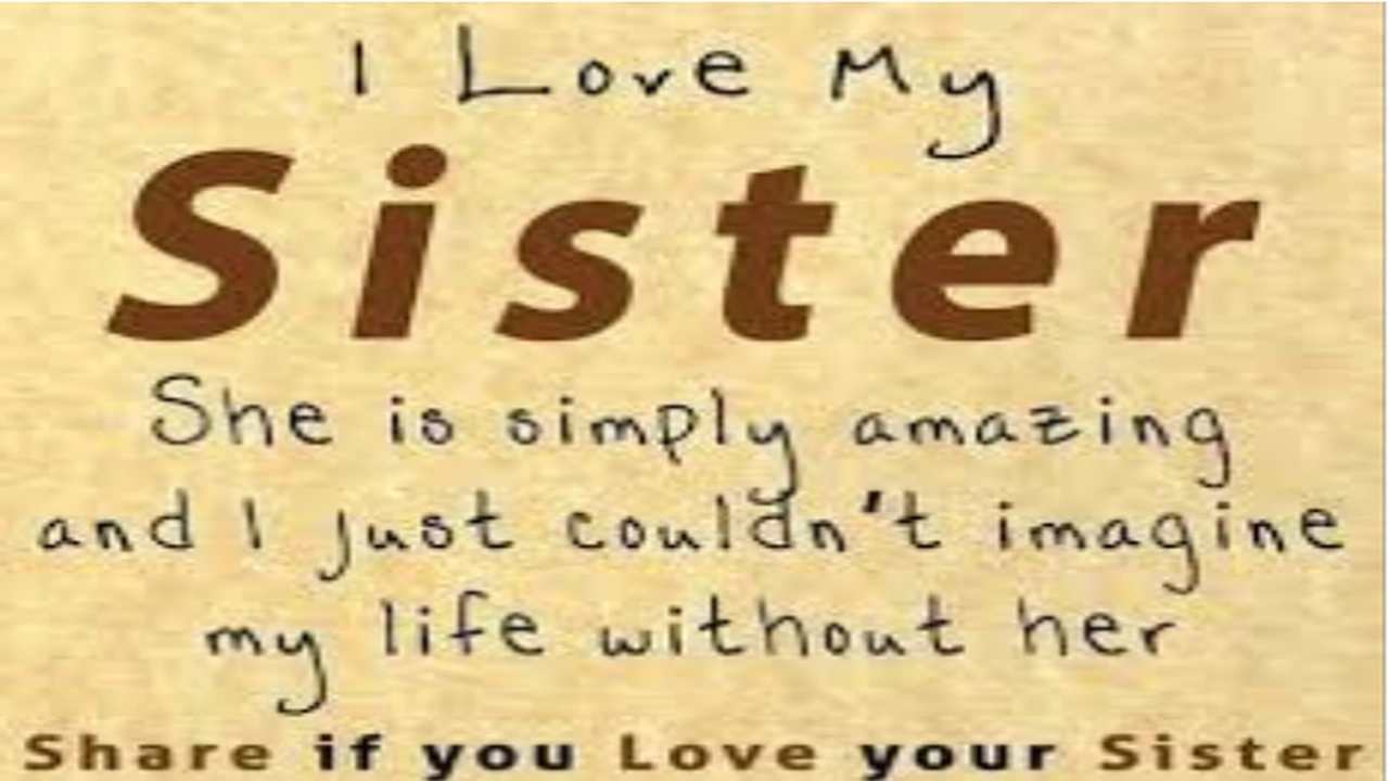 صورة رسالة حب لاختي بالانجليزي