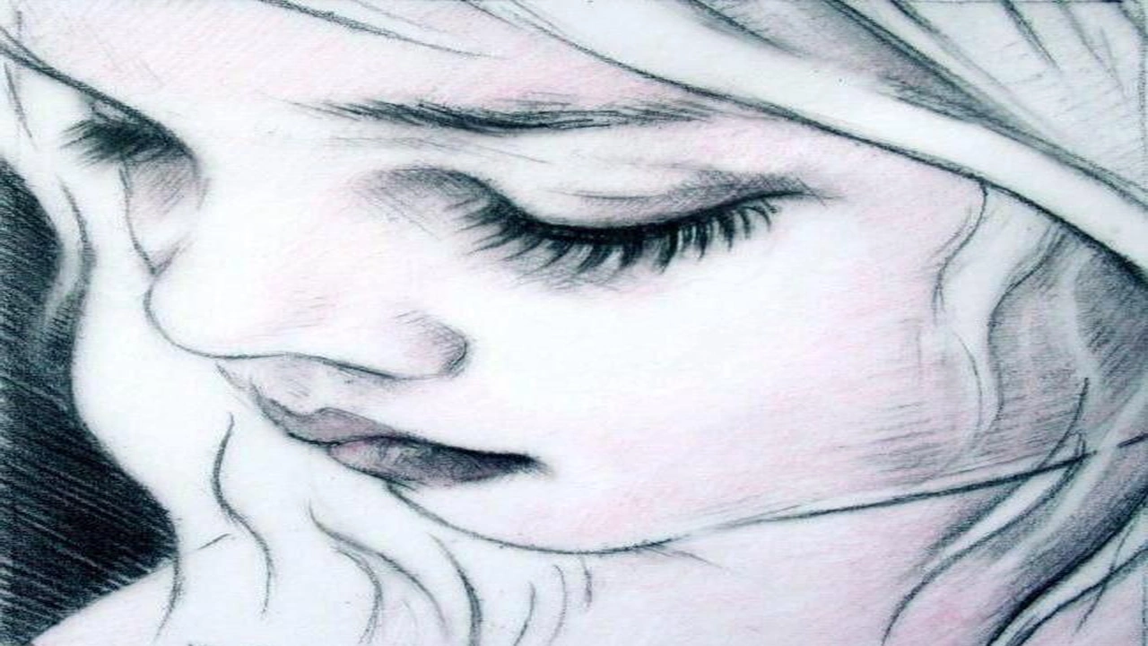 صورة رسم بالرصاص