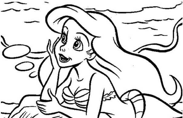 رسومات تلوين اميرات ديزني