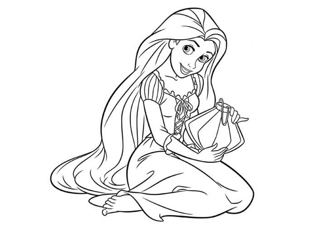 رسومات تلوين اميرات ديزني