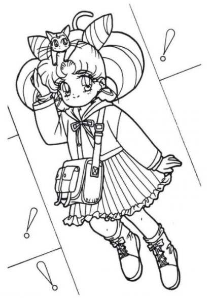رسومات تلوين انمي للطباعة