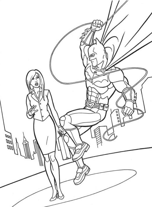 رسومات تلوين باتمان