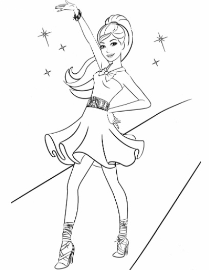 رسومات تلوين باربي
