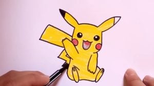 رسومات تلوين بيكاتشو