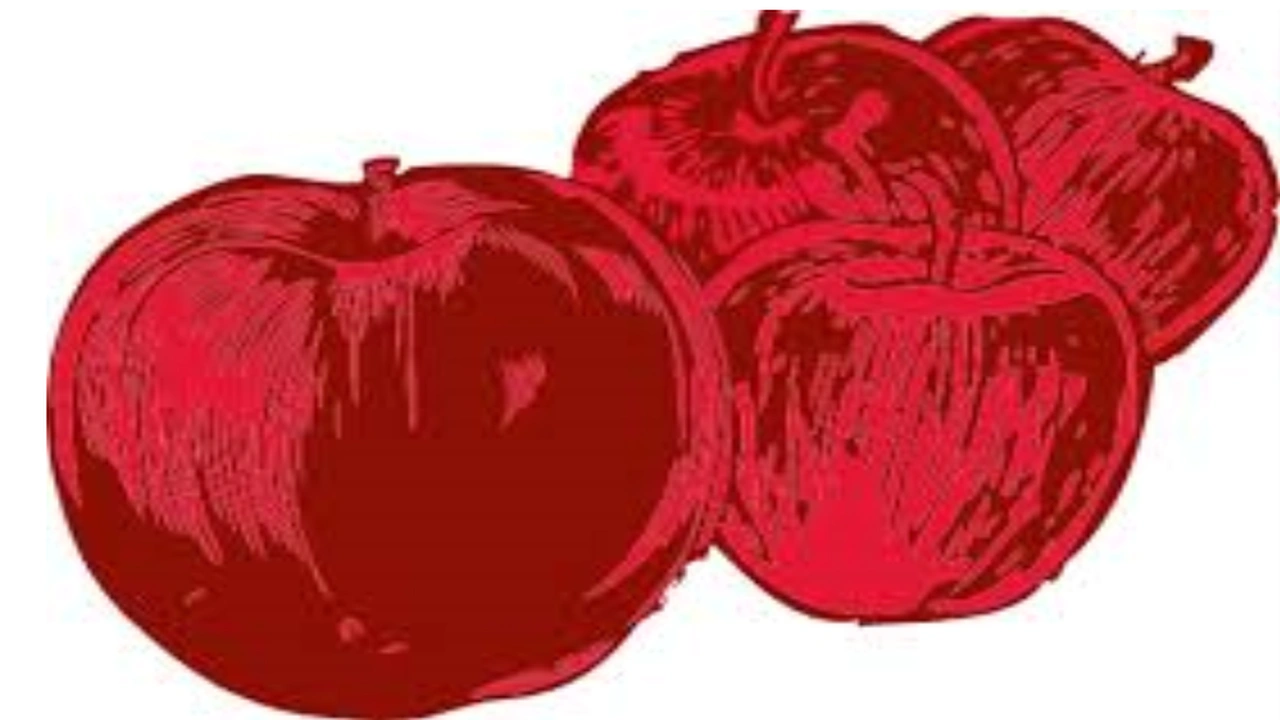 صورة رسومات تلوين تفاح