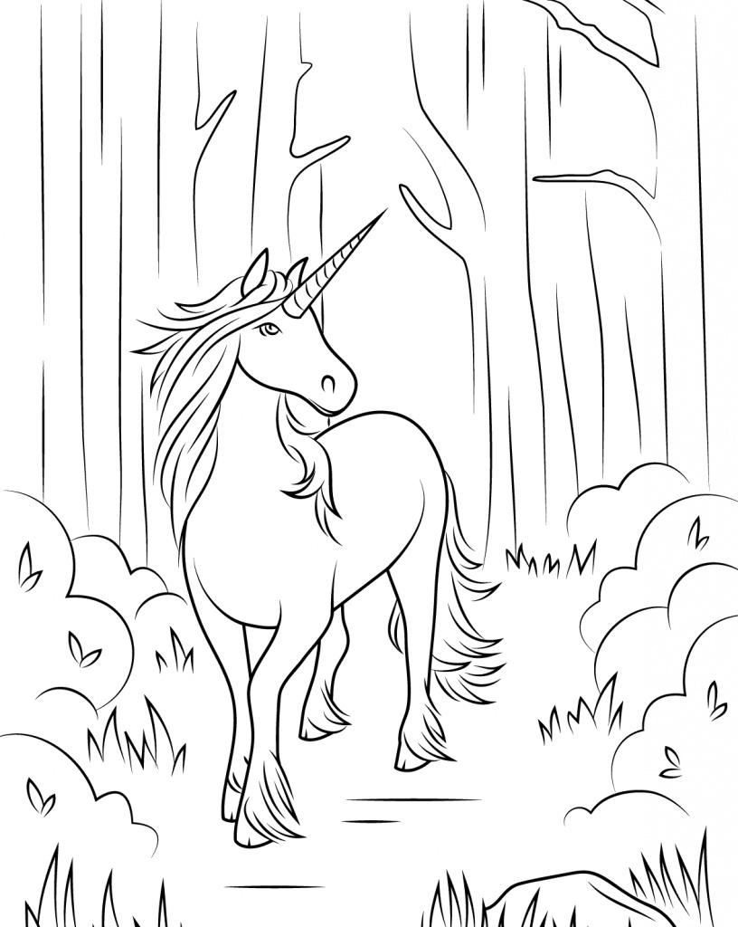 رسومات تلوين خيول